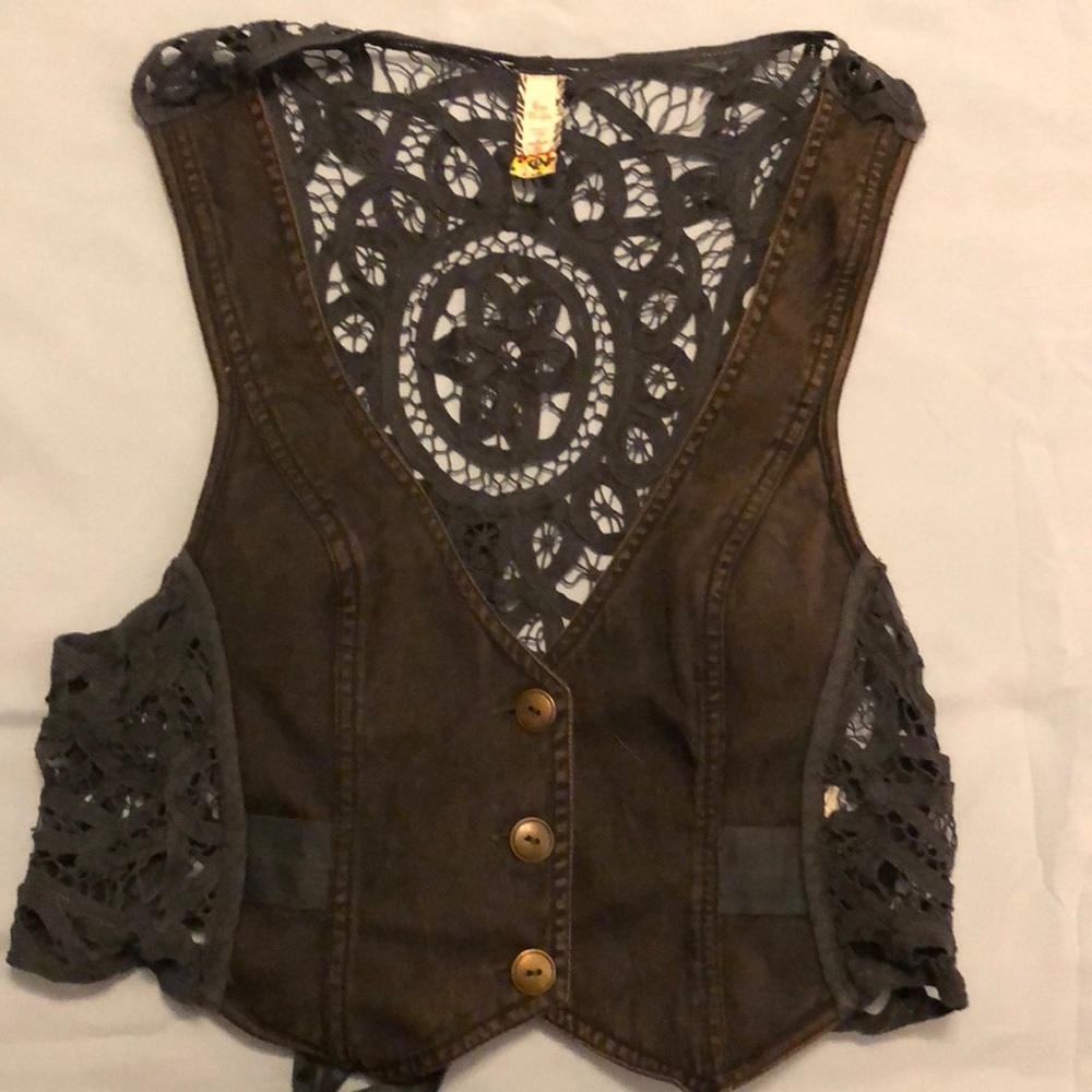 Free People tailored vest